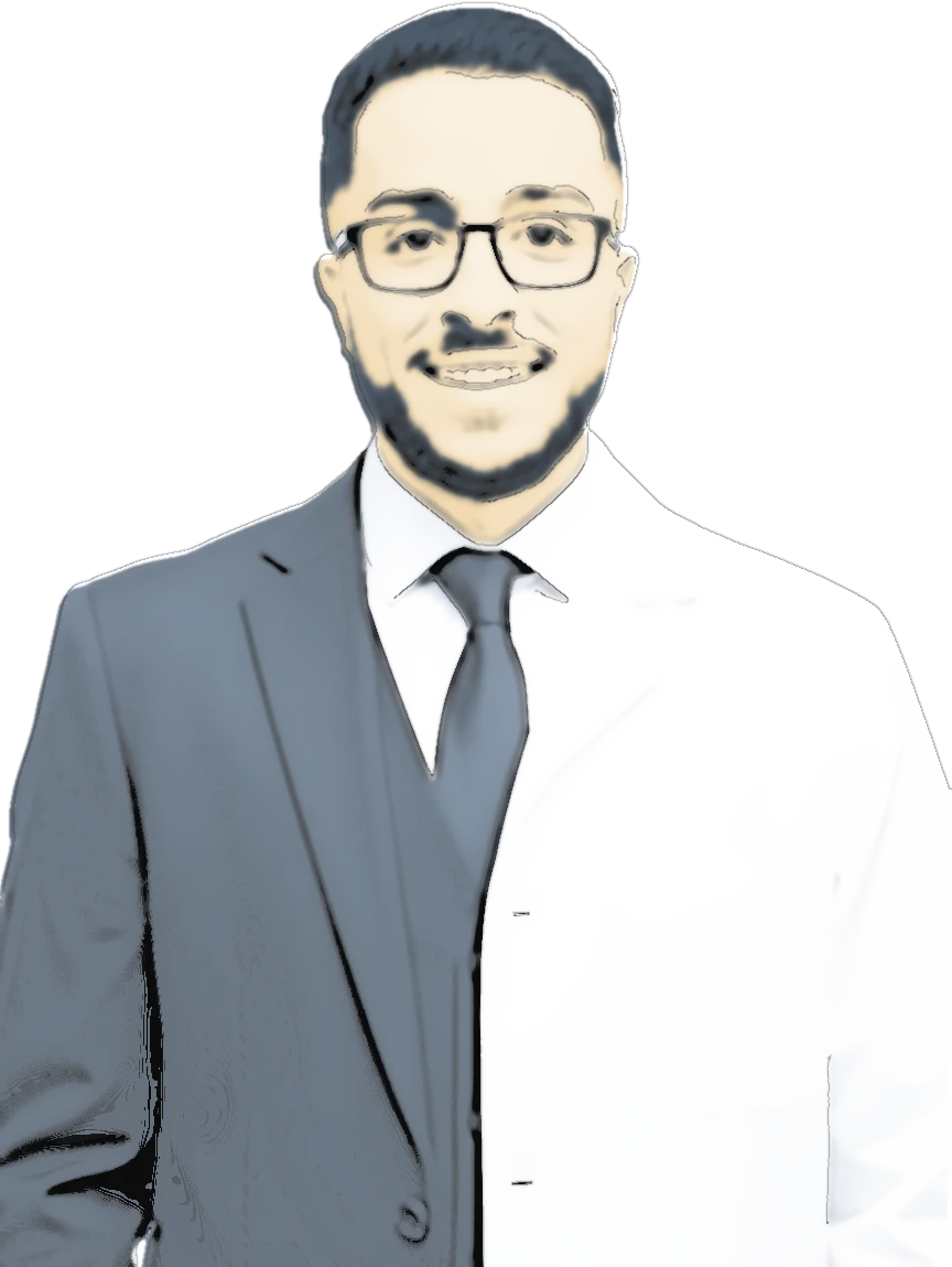 Drawing of Younes Medkour